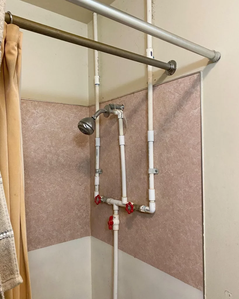 Finding a shower leak that’s causing water damage
