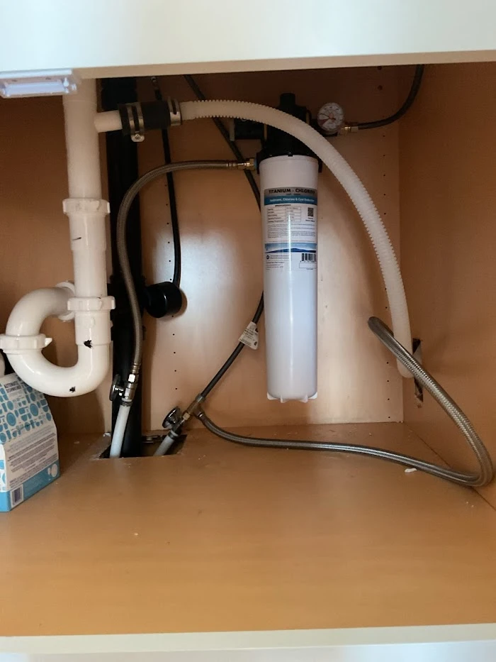 Is Your Vancouver Water Safe? Toxic Chemical Warning Signs Under-sink water filtration system installed