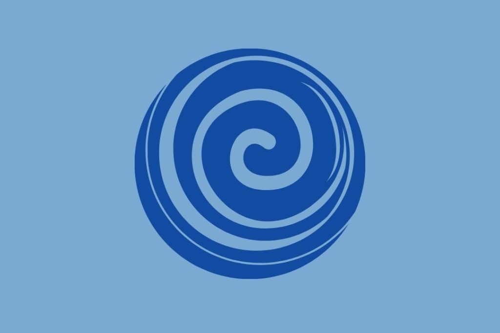 Water spiral icon